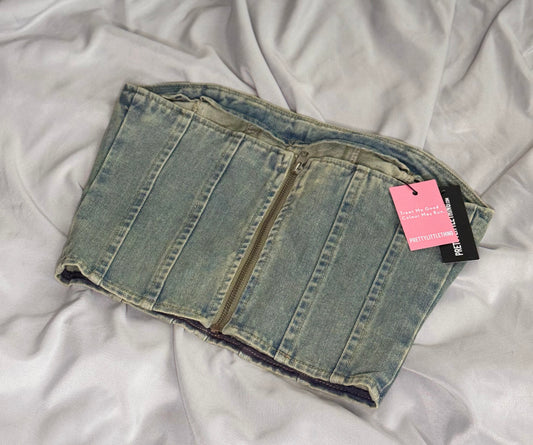 Pretty Little Things Denim Corset
