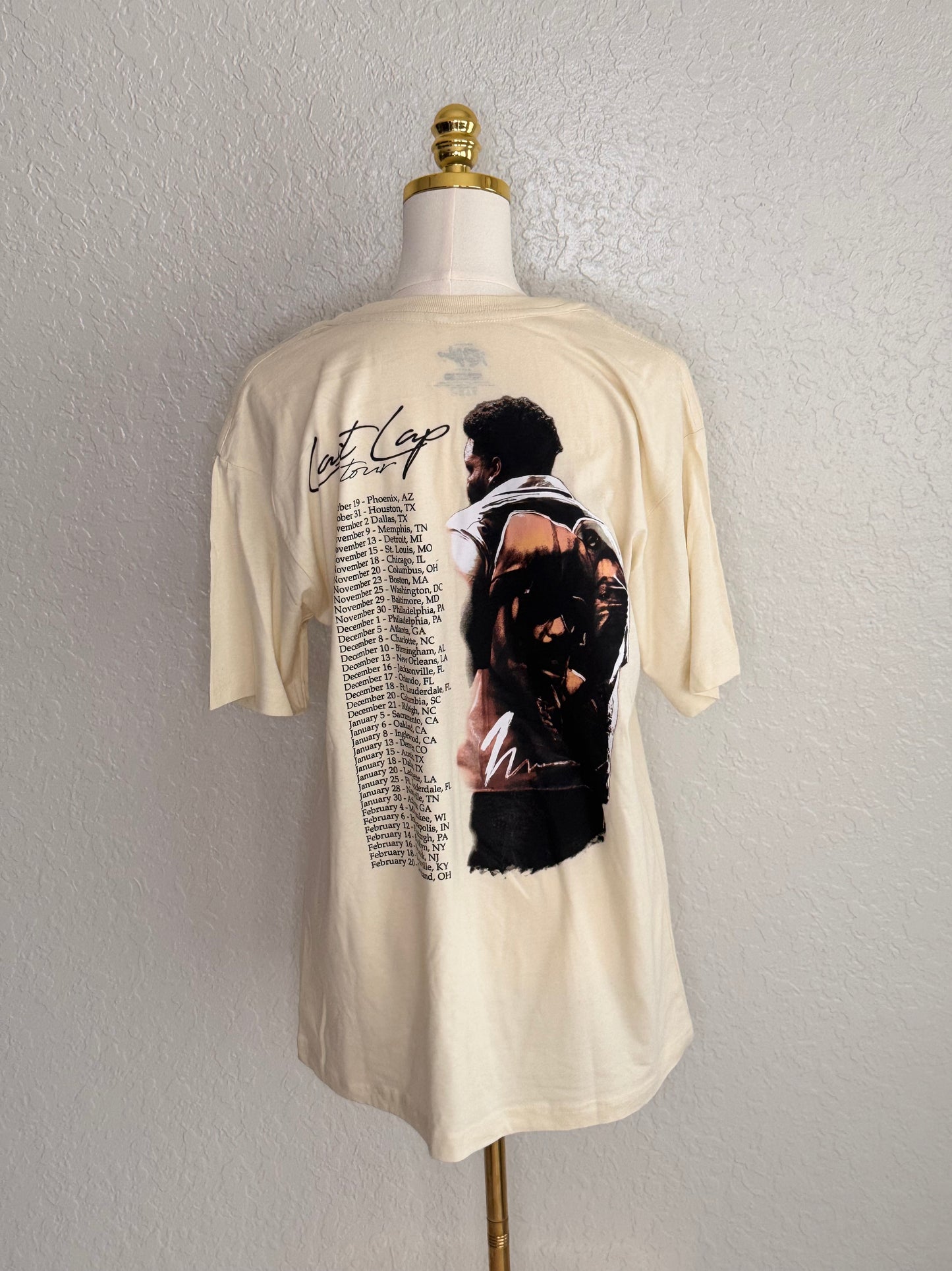 Rod Wave Last Lap Men’s T-Shirt size Large