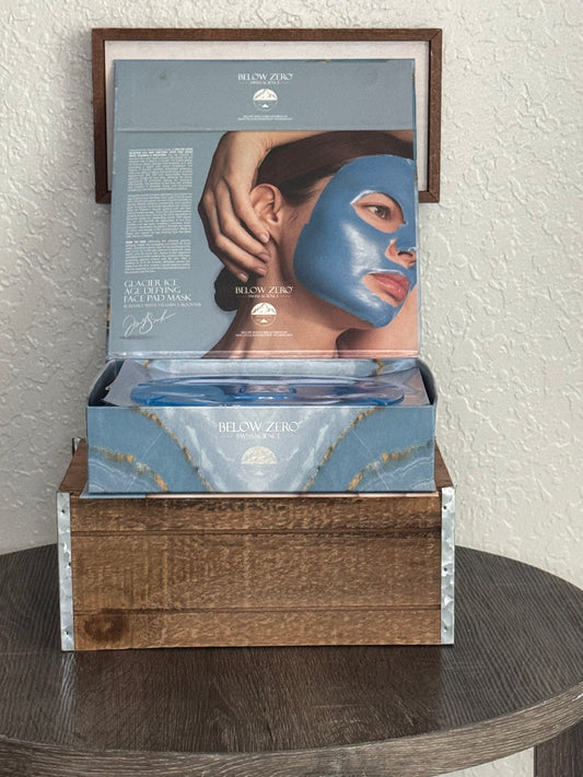 Below Zero Glacier Ice Age Defying Face Pad Mask with Vitamin E Booster